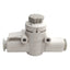 New – Open box Lot of 2 SMC AS4002D-10 Inline Flow Control Fitting, 1.0MPa, 10mm OD Tube