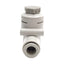 New – Open box Lot of 2 SMC AS4002D-10 Inline Flow Control Fitting, 1.0MPa, 10mm OD Tube