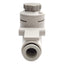 New – Open box Lot of 2 SMC AS4002D-10 Inline Flow Control Fitting, 1.0MPa, 10mm OD Tube