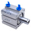 New – Open box SMC NCQ8WA150-100C Compact Pneumatic Cylinder 1-1/2in Bore, 1in Stroke, 200psi