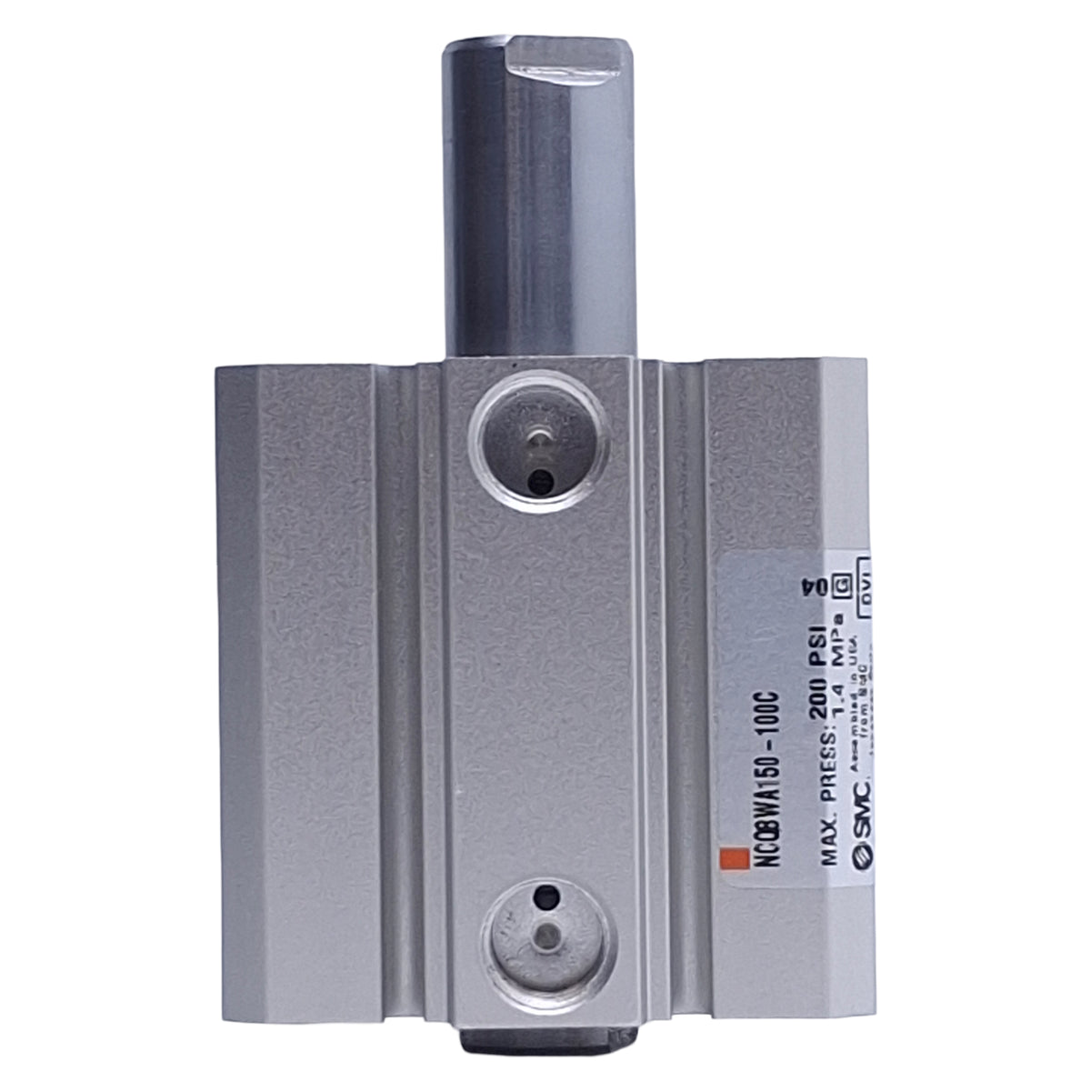 New – Open box SMC NCQ8WA150-100C Compact Pneumatic Cylinder 1-1/2in Bore, 1in Stroke, 200psi