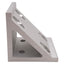Used Lot of 2 Parker 20-103 Aluminum Machined Gusset Corner Bracket, 77 x 77 x 74mm