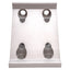 Used Lot of 2 Parker 20-103 Aluminum Machined Gusset Corner Bracket, 77 x 77 x 74mm