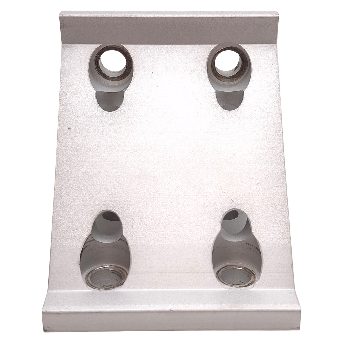 Used Lot of 2 Parker 20-103 Aluminum Machined Gusset Corner Bracket, 77 x 77 x 74mm