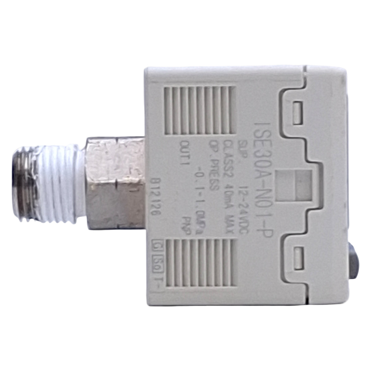 Used SMC ISE30A-N01-P Digital pressure Switch PNP, -0.1 to 1MPa Range, 1/8 NPT