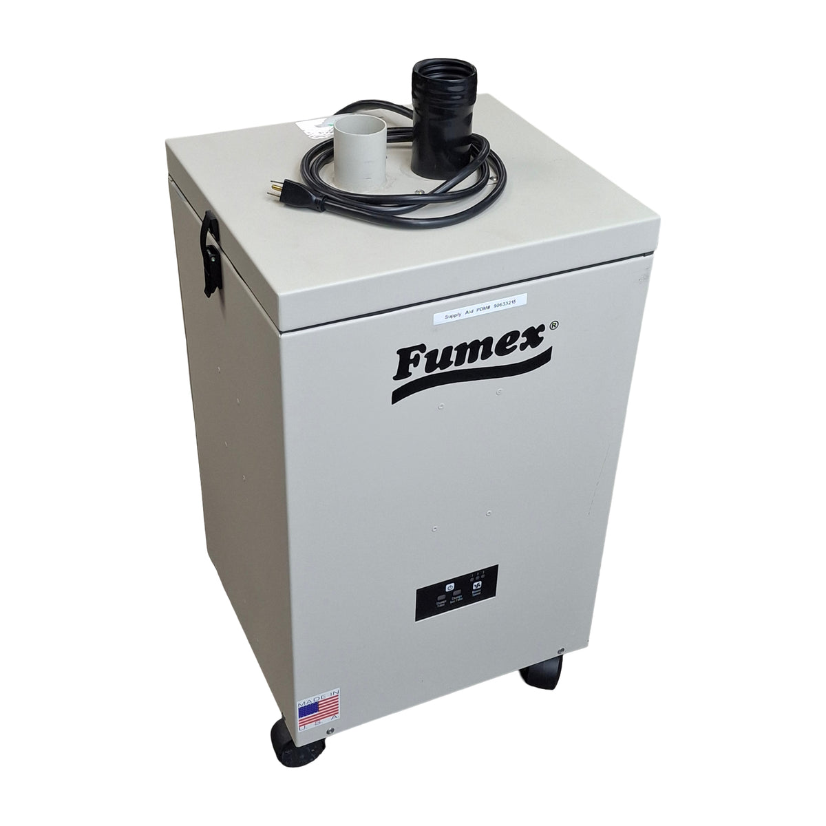 Used Fumex FA1-D Fume Extractor, Dual 2x2in Port, 59dBA, 120VAC, 165CFM