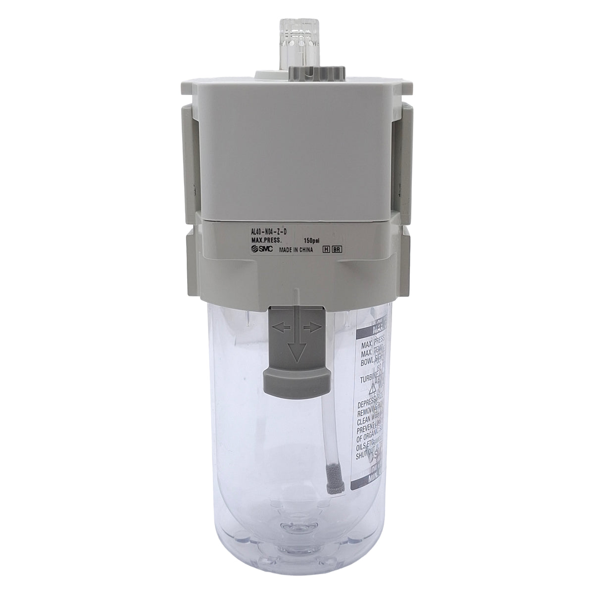 New – Open box SMC AL40-N04-Z-D Pneumatic Lubricator, 1/2in NPT, 150psi, 50L/min, 135cm³