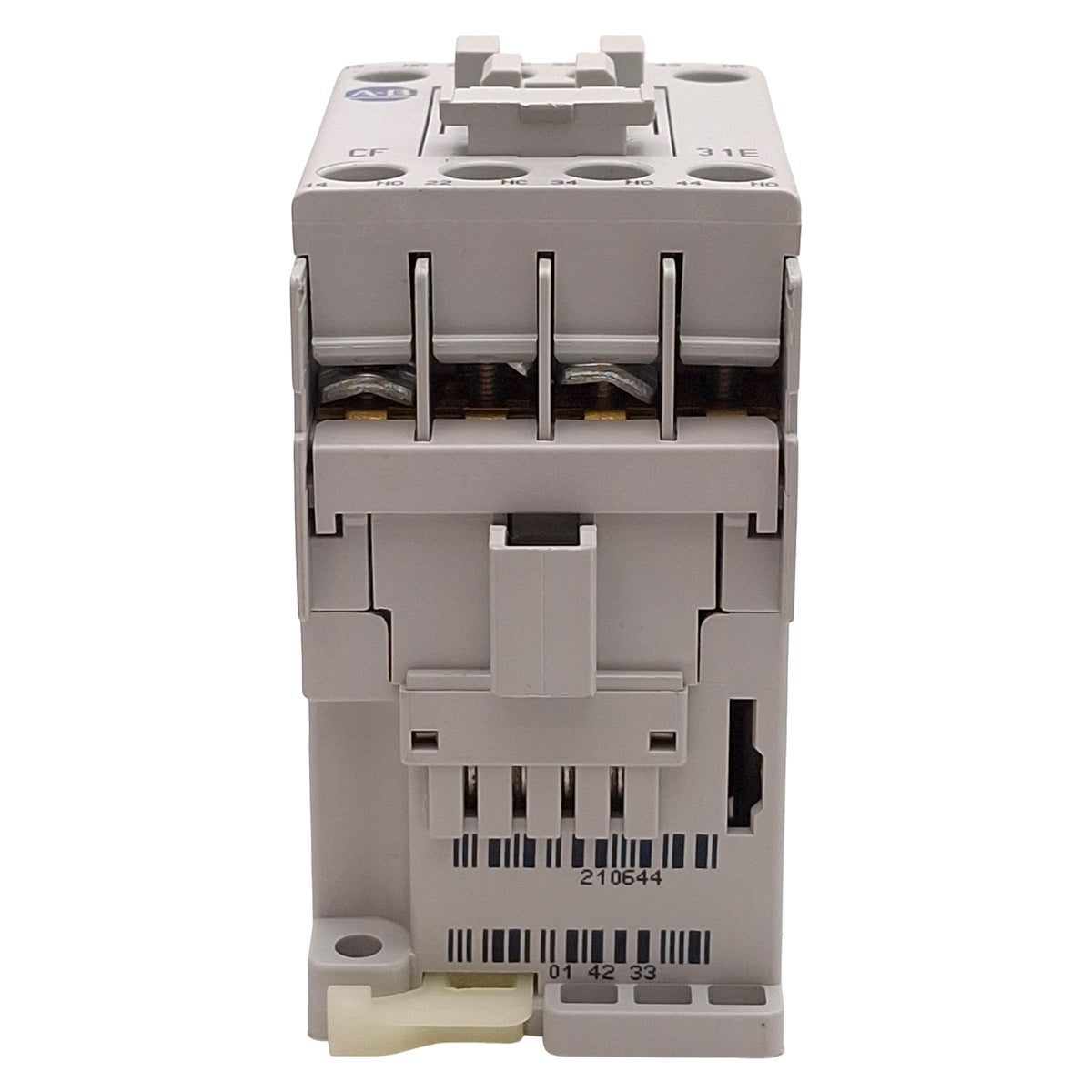 Used Allen Bradley 700-CF310D IEC Control Relay, 3NO+1NC, 25A 600VAC, 110/120VAC Coil