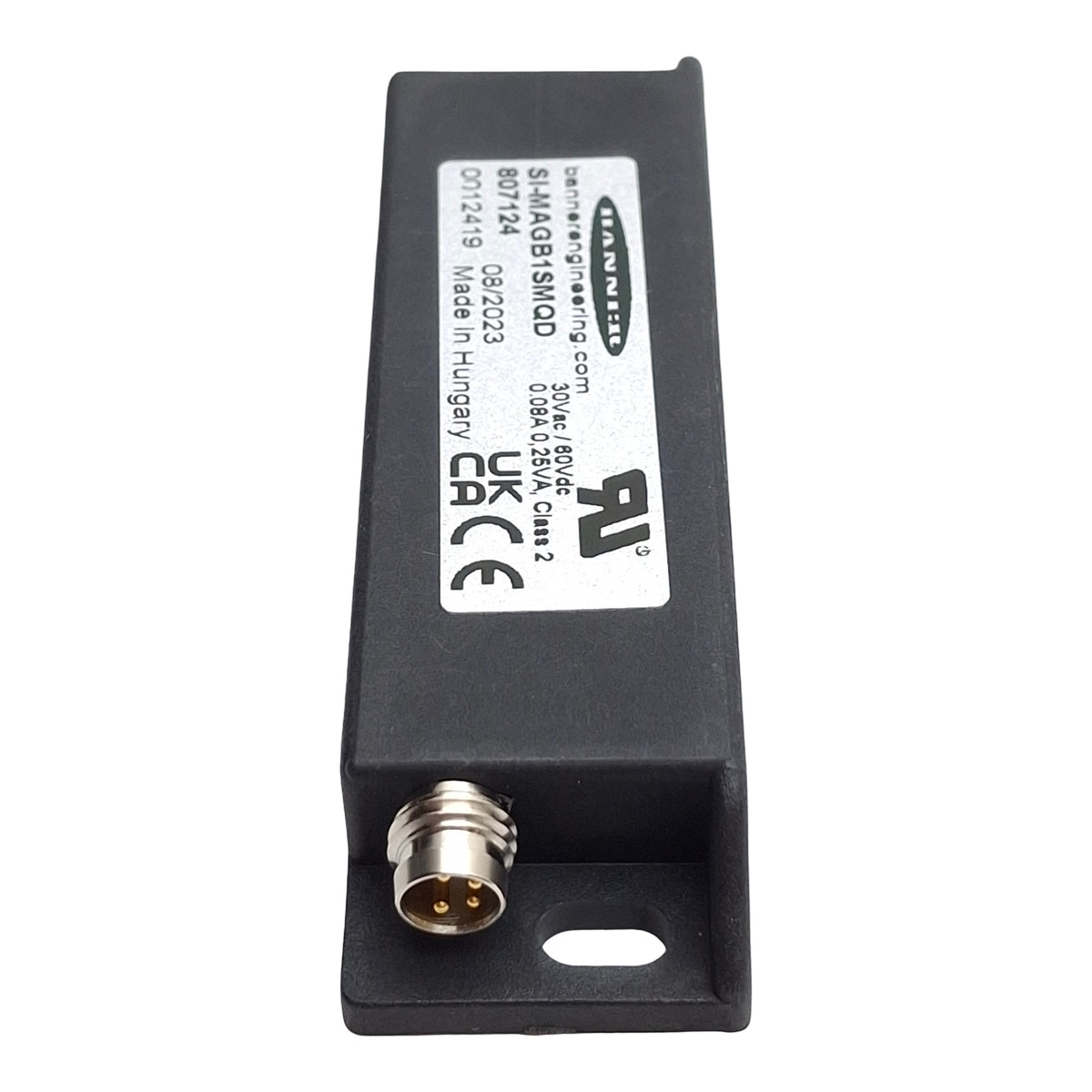 New Banner Engineering Si-MAGB1SMQD Magnetic Switch, 88mm x 25mm, 4-Pin M8, 1NO&1NC