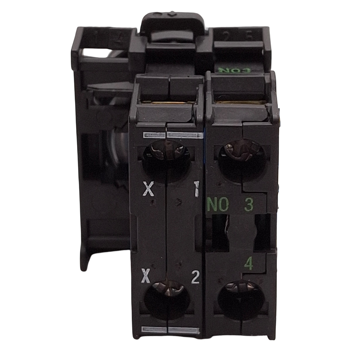 Used Eaton M22-DL-B-K10-W Blue Illuminated Momentary Pushbutton 1NO 12-30VAC/DC Lamp