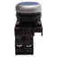 Used Eaton M22-DL-B-K10-W Blue Illuminated Momentary Pushbutton 1NO 12-30VAC/DC Lamp