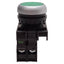 Used Eaton M22-DL-G-K10-W Green Illuminated Momentary Pushbutton 1NO 12-30VAC/DC Lamp