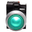 Used Eaton M22-DL-G-K10-W Green Illuminated Momentary Pushbutton 1NO 12-30VAC/DC Lamp