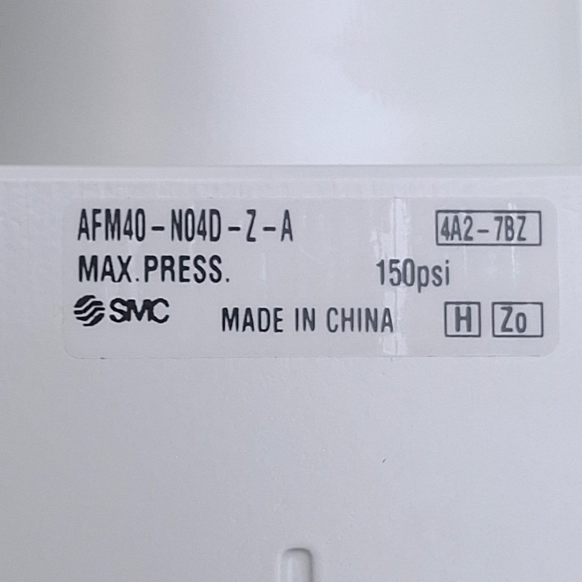 New – Open box SMC AFM40-N04D-Z-A Mist Separator, 0.3µm Filtration, 150psi, Auto Drain, 1/2NPT