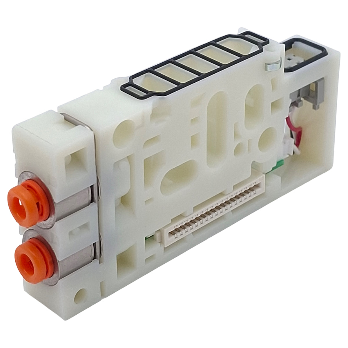 New Lot of 2 SMC SY30M-2-1DA-N1-NA Manifold Block For Solenoid Valves, ø1/8in Tube