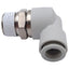 New SMC KXL12-04S Pneumatic Elbow Fitting, ø12mm One-Touch Tube to R1/2 Male, 1.0MPa