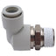 New SMC KXL12-04S Pneumatic Elbow Fitting, ø12mm One-Touch Tube to R1/2 Male, 1.0MPa