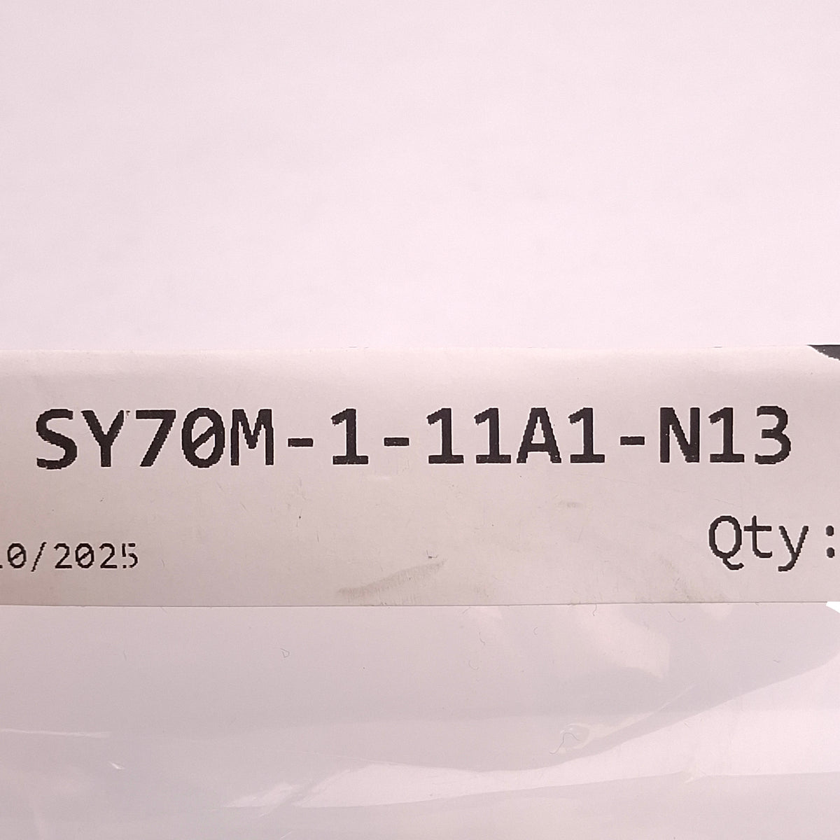 New – Open box SMC SY70M-1-11A1-N13 Supply/Exhaust Block D Side End Plate, 1/2in One-Touch