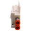 New – Open box SMC SY70M-1-11A1-N13 Supply/Exhaust Block D Side End Plate, 1/2in One-Touch