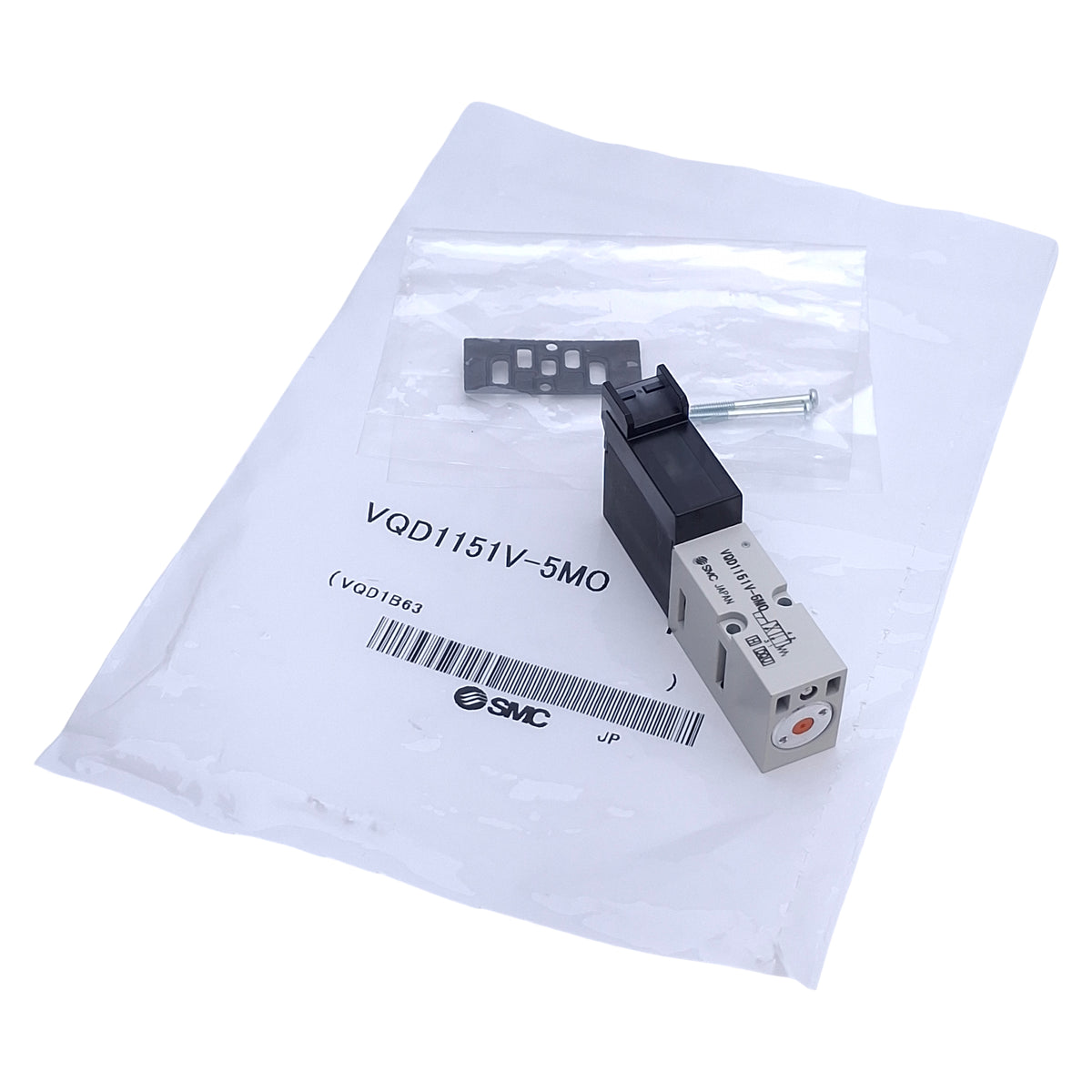 New SMC VQD1151V-5MO Direct Poppet Valve 4-Port, -101.2kPa-0.7MPa, 24VDC Coil