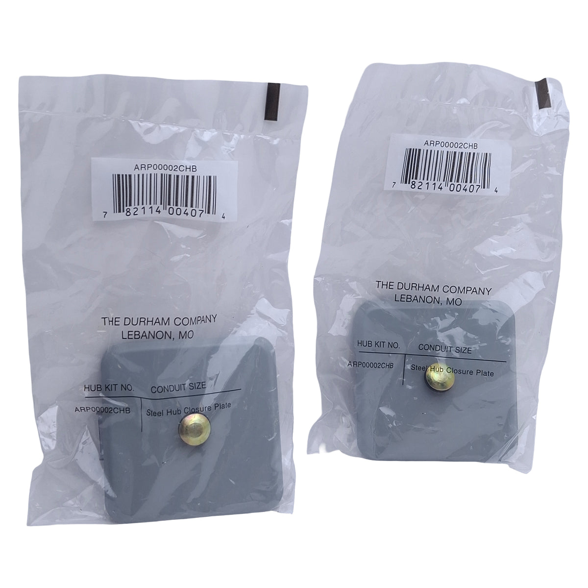 New Lot of 2 Eaton ARP00002CHB Cover Plate For Meter Socket Hub, Bolt-On Mount
