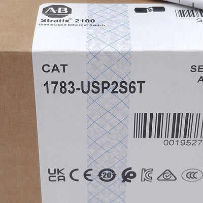 New Allen Bradley 1783-USP2S6T Stratix 2100 Unmanaged Ethernet Switch RJ45/SFP Ports