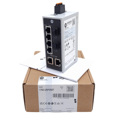 New Allen Bradley 1783-USP2S6T Stratix 2100 Unmanaged Ethernet Switch RJ45/SFP Ports