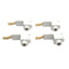 Used Lot of 4 Eaton BB-UL-TEP/35 Extension Terminal Connection Clamps, 100A Max