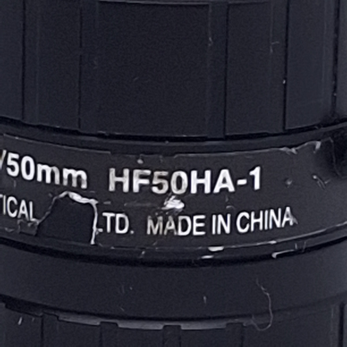 Used Fujinon HF50HA-1 Machine Vision Camera Lens 2/3", Format 50mm, F2.3-22, C-Mount
