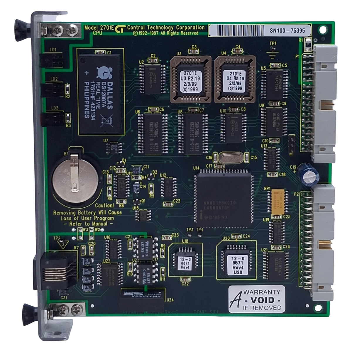 Used Control Technology 2701E CPU Module For 2700 Series Automation Controller