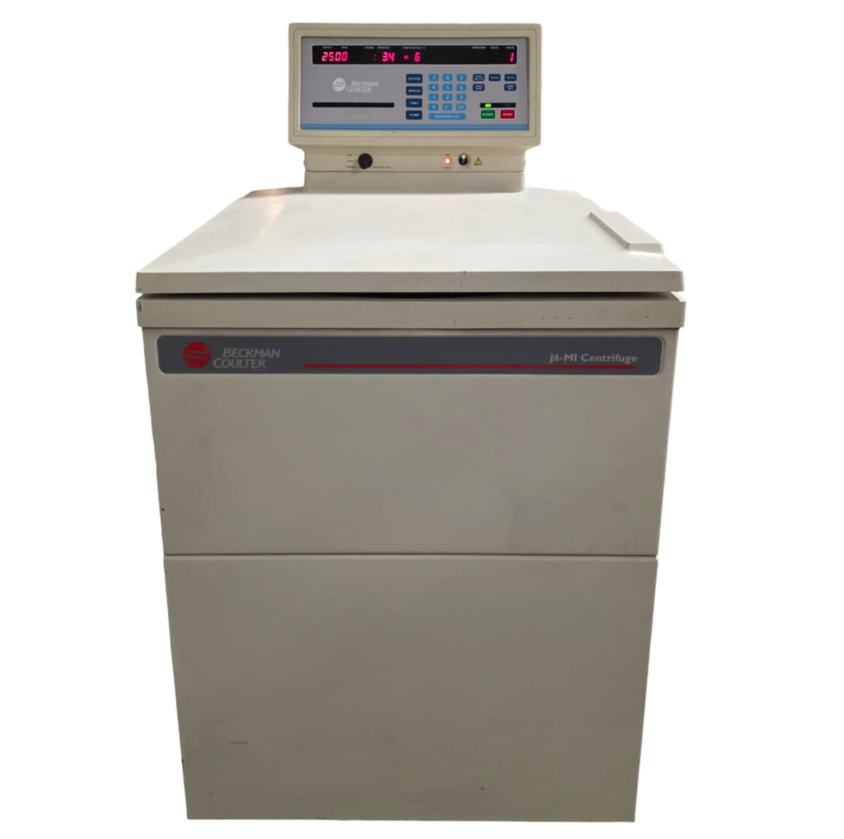 Used Beckman Coulter J6-MI High Capacity Refrigerated Centrifuge 6000RPM, -20 To 40°C