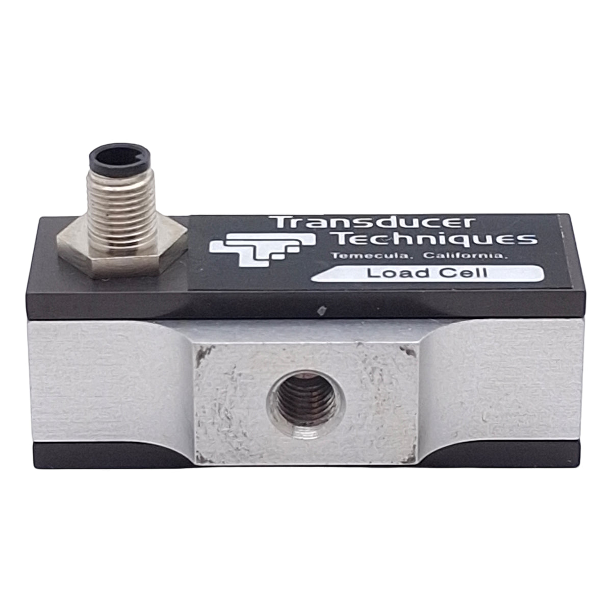 Used Transducer Techniques MLP-10-CO Low Profile Compression Load Cell, 10lb Capacity