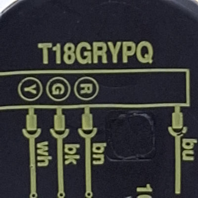 Used Banner T18GRYPQ LED Indicator, 3-Color Green Red Yellow, 10-30VDC, 4-Pin M12