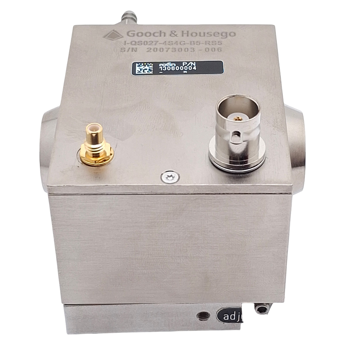 Used Gooch & Housego I-QS027-4S4G-B5-RS5 Acousto-Optic Q-Switch, 1064nm, 27.12MHz