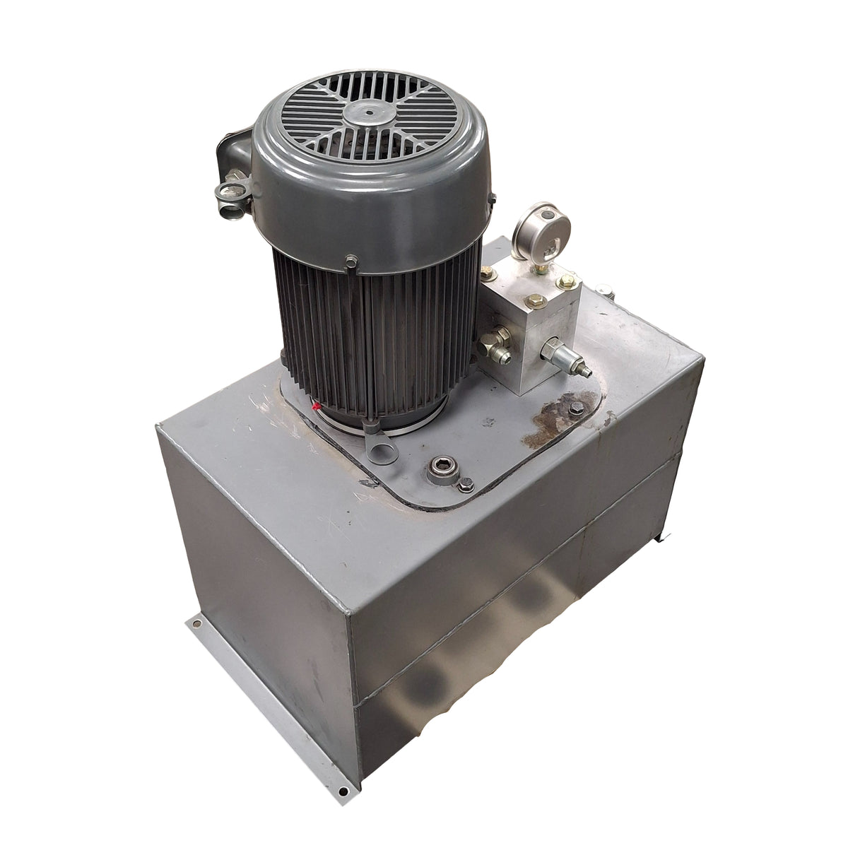 Used Haldex Concentric Hydraulic Power Unit, 208-230/460VAC 3-Ph, 5HP Motor, 15 Gal