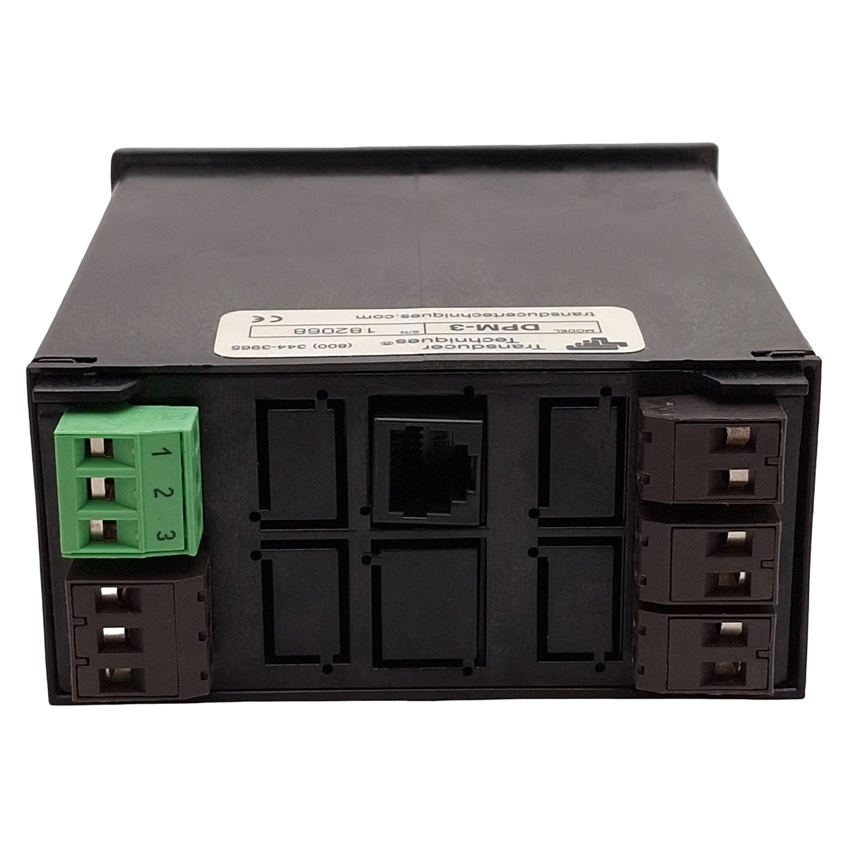 Used Transducer Techniques DPM-3-OPT-T Load Cell Display, RS-232, 12-32VAC/10-48VDC