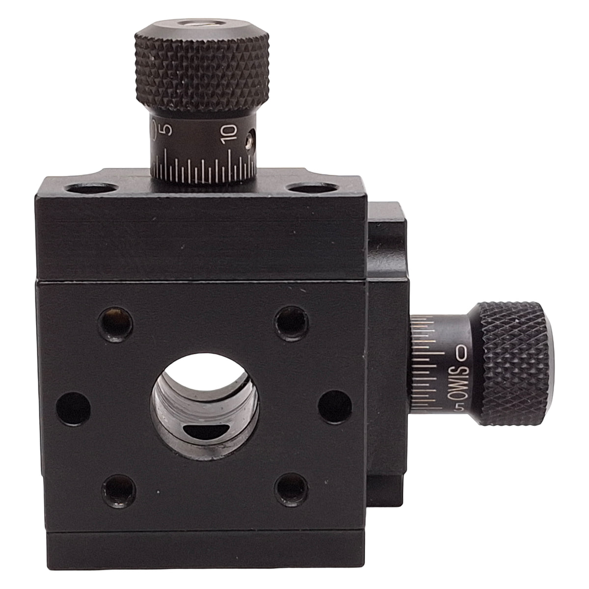 Used OWIS MKT 30 Miniature XY Positioning Stage, 3mm Travel, 0.25mm Pitch, 5µm Grad