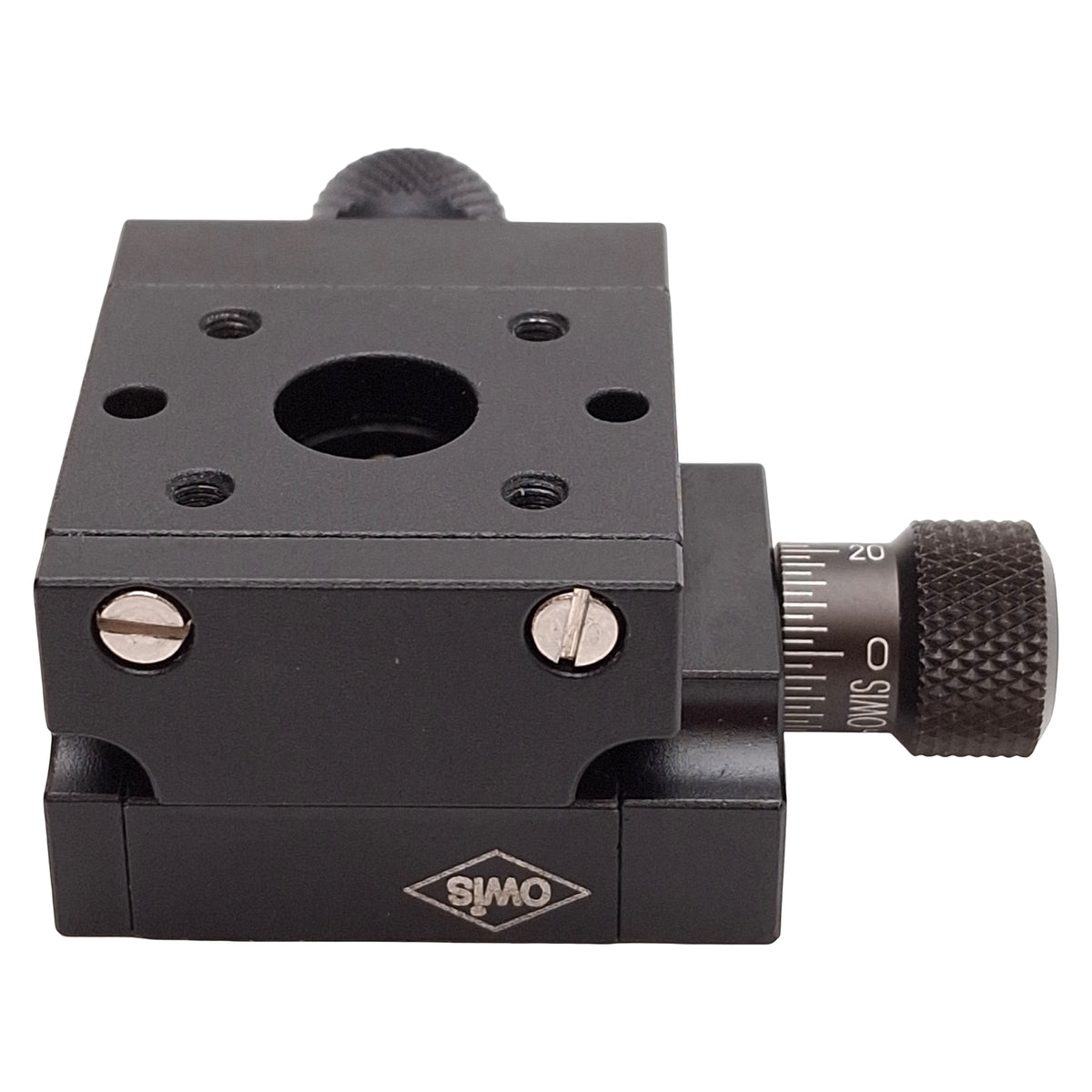 Used OWIS MKT 30 Miniature XY Positioning Stage, 3mm Travel, 0.25mm Pitch, 5µm Grad