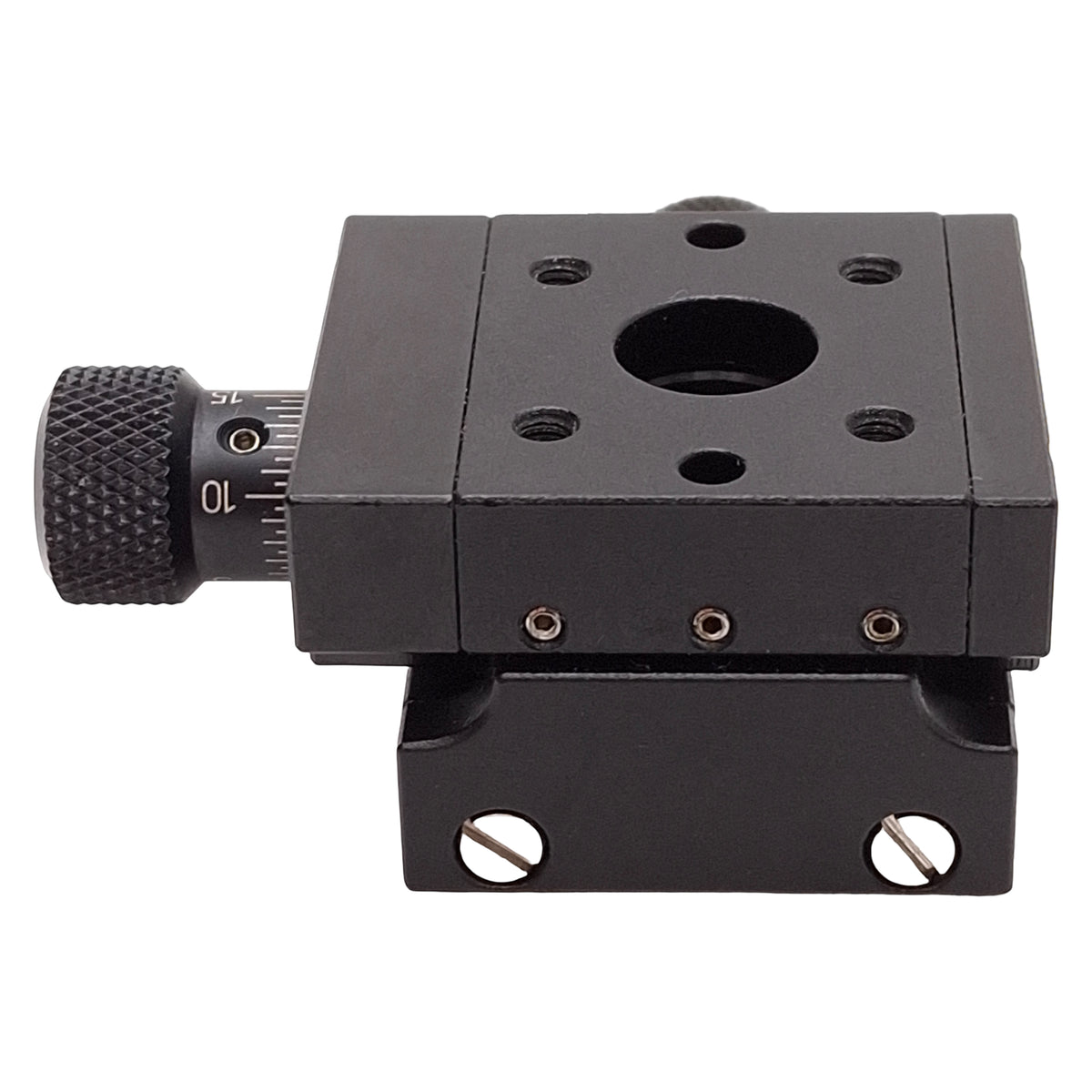 Used OWIS MKT 30 Miniature XY Positioning Stage, 3mm Travel, 0.25mm Pitch, 5µm Grad