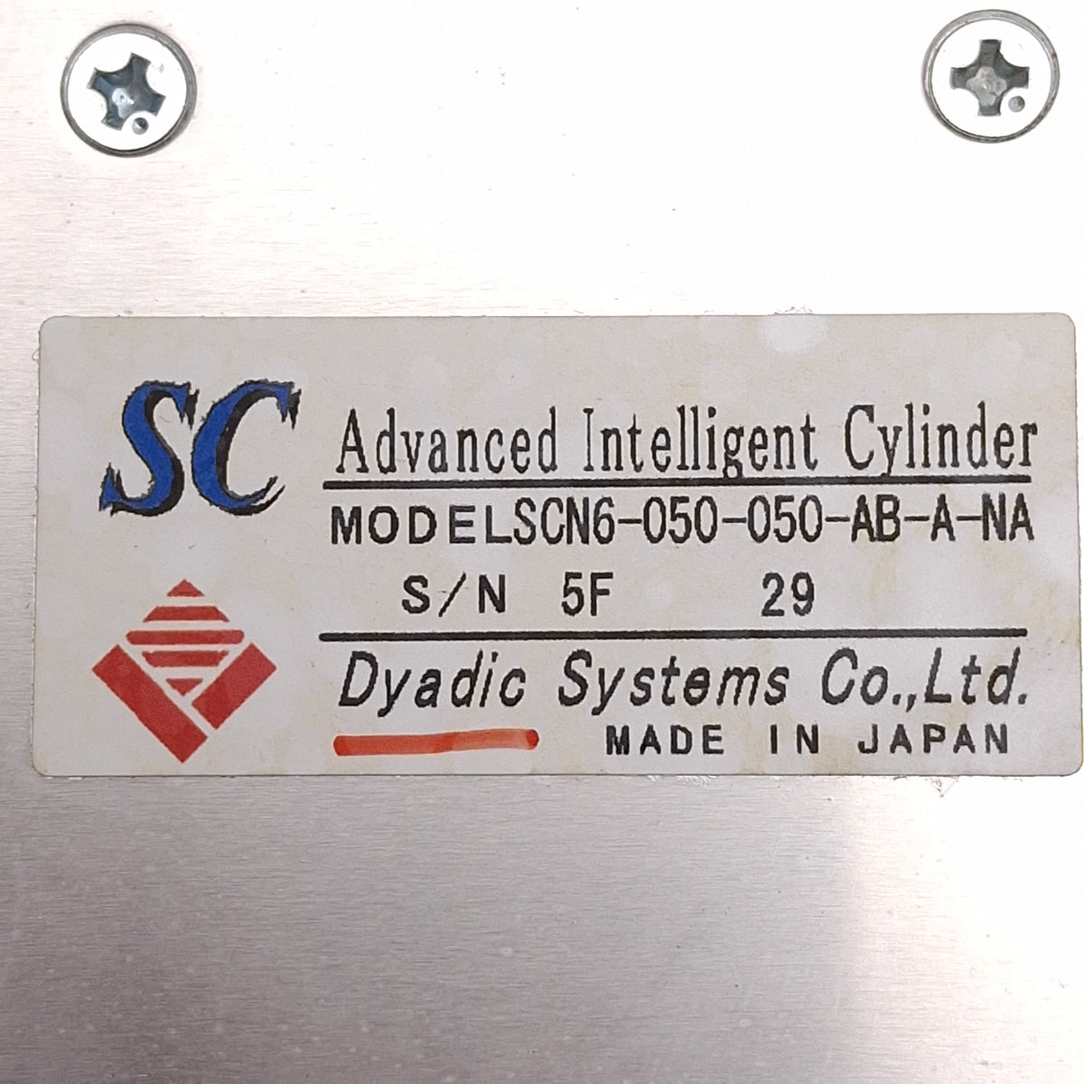 Used Dyadic Systems SCN6-050-050-AB-M-NA Advanced Intelligent Controller, 24VDC 3A