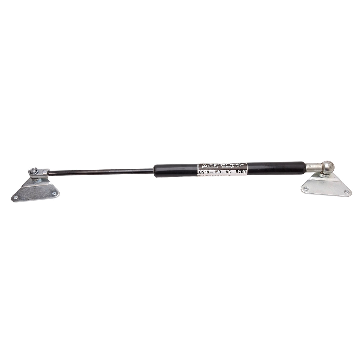 Used Ace Controls GS-19-150-AC-R-700 Industrial Gas Spring, 150mm Stroke, 700N Force