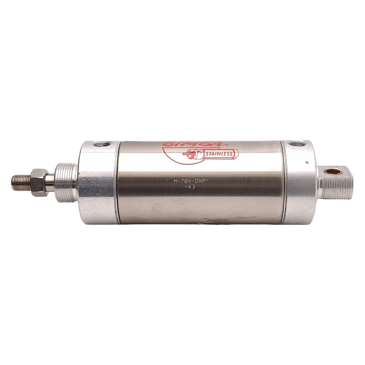 Used Bimba M-704-DXP Pneumatic Cylinder, ø3in Bore, 4in Stroke, 250psi, 3/8in NPT