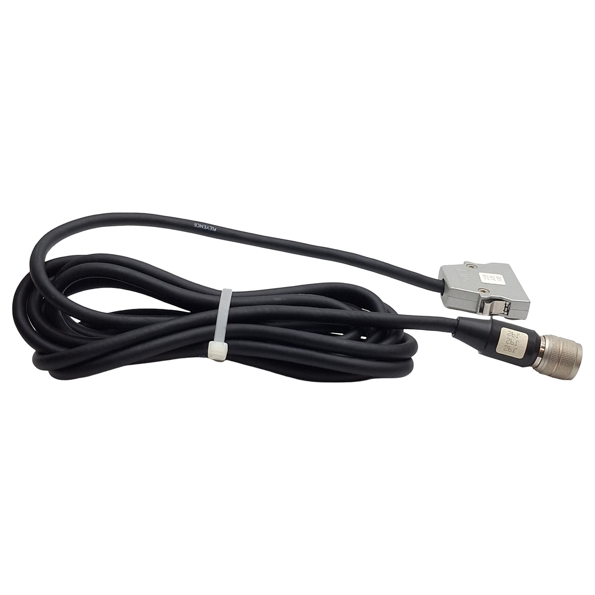 Used Keyence LC-2400A Laser Head Connecting Cable, 3 Meter Length, LC2420+ LC2430