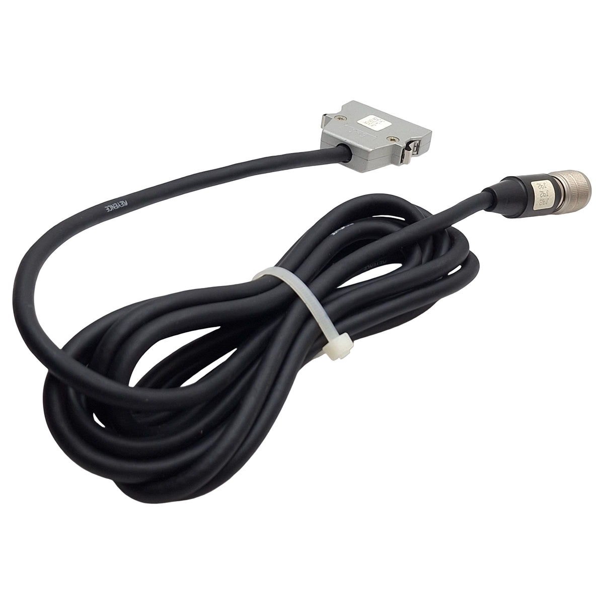 Used Keyence LC-2400A Laser Head Connecting Cable, 3 Meter Length, LC2420+ LC2430