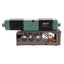 Used Numatics 082SS615M000061 Solenoid Valve, 4-Way 3-Position, 1/4 NPTF, 24VDC Coil