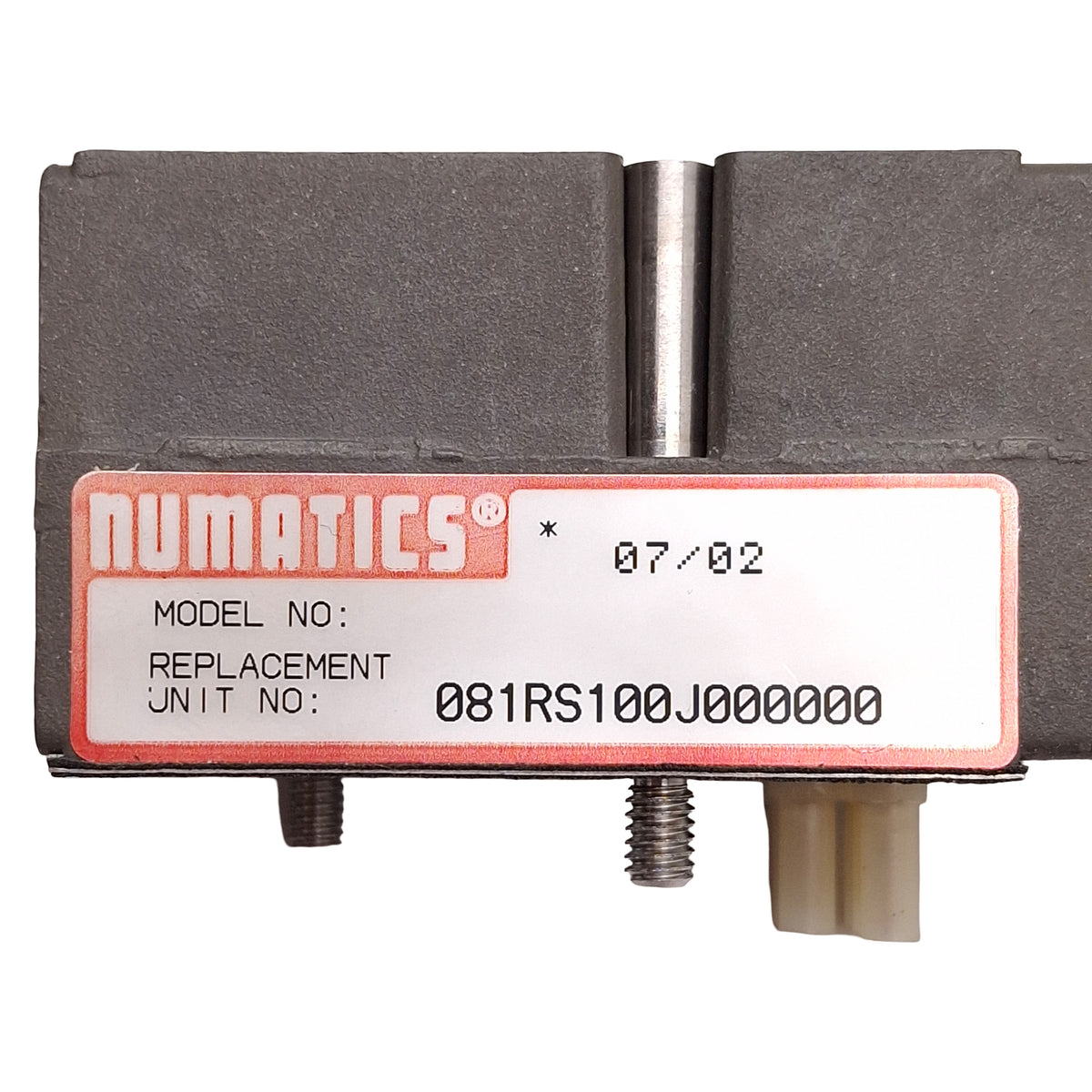 Used Numatics 081RS100J000000 Mark 8 Series Regulator, 10-130psig Set, 150psig Supply