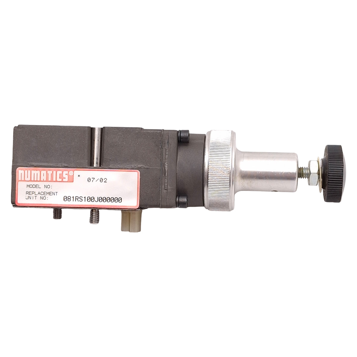 Used Numatics 081RS100J000000 Mark 8 Series Regulator, 10-130psig Set, 150psig Supply