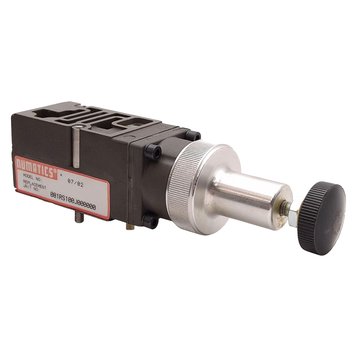 Used Numatics 081RS100J000000 Mark 8 Series Regulator, 10-130psig Set, 150psig Supply