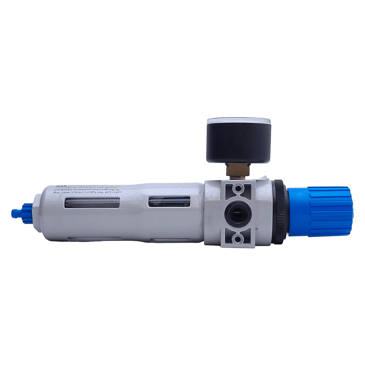 Used Festo LFR-1/8-D-7-MINI Filter Regulator w/Gauge, 40µm, 0.1-1.6MPa, G1/8 Ports