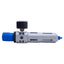 Used Festo LFR-1/8-D-7-MINI Filter Regulator w/Gauge, 40µm, 0.1-1.6MPa, G1/8 Ports